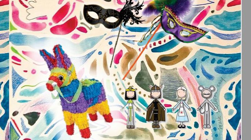 Karnevalsfest for 4. klassinger i Berg kirke onsdag 17. februar