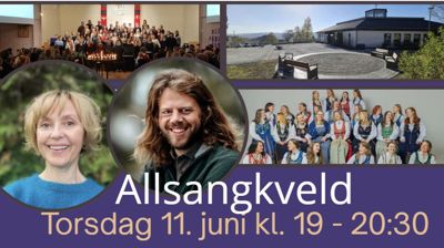 Kom, kom! "Rom for håp" - Allsangkveld med korene Cantus og Gospel Explosion torsdag 11. juni kl. 19.