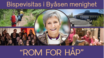 Biskop Herborg besøkte Byåsen menighet 9. - 14. juni.