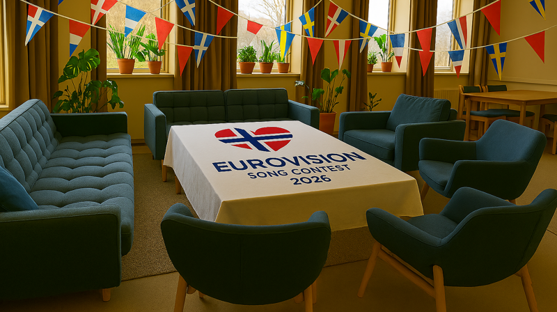 Eurovision Song Contest - kom og se finalen i kirka lørdag 16. mai fra klokken 20.30!