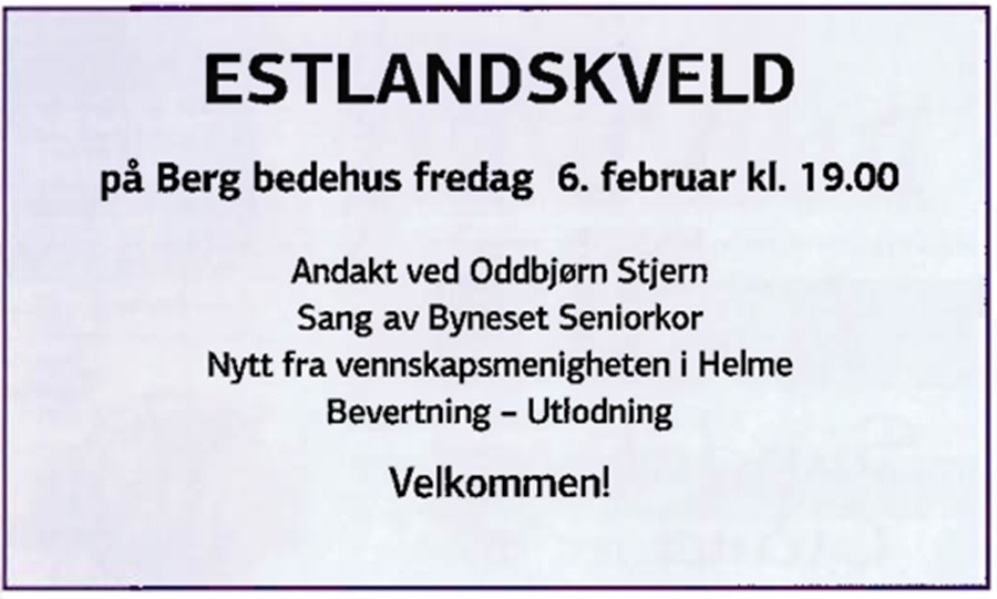 Estlandskveld