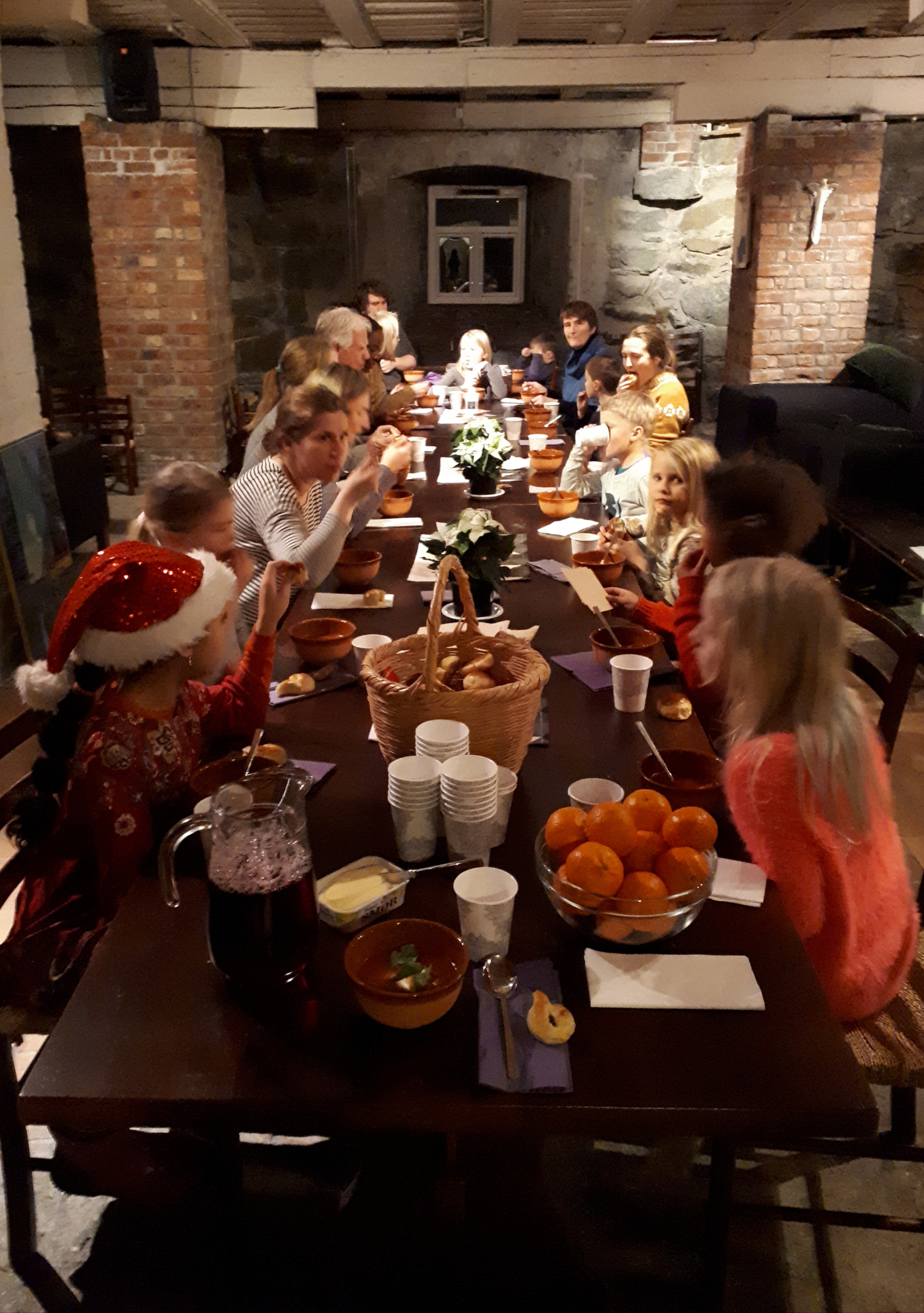 Julekoret 2019 med familiemiddag