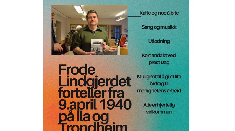 Velkommen på torsdagstreff 9. april