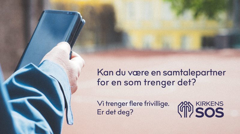 Vil du være frivillig i Kirkens SOS?