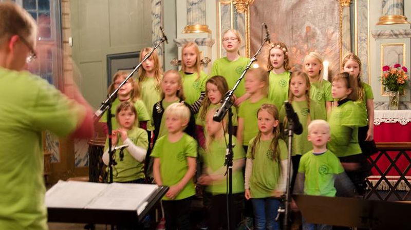 Minikonsert med Klæbu barnegospel