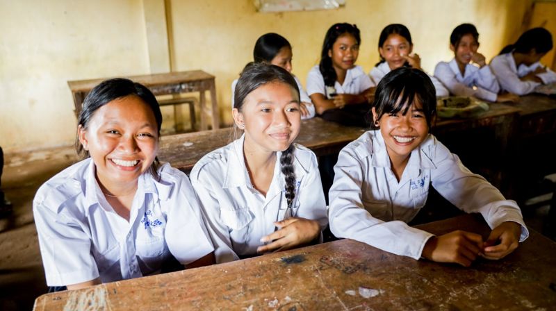 Leadronimocs-gruppe i Kampot. Foto : Fride Maria Nasheim