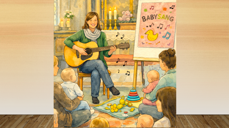 Babysang i Kolstad kirke