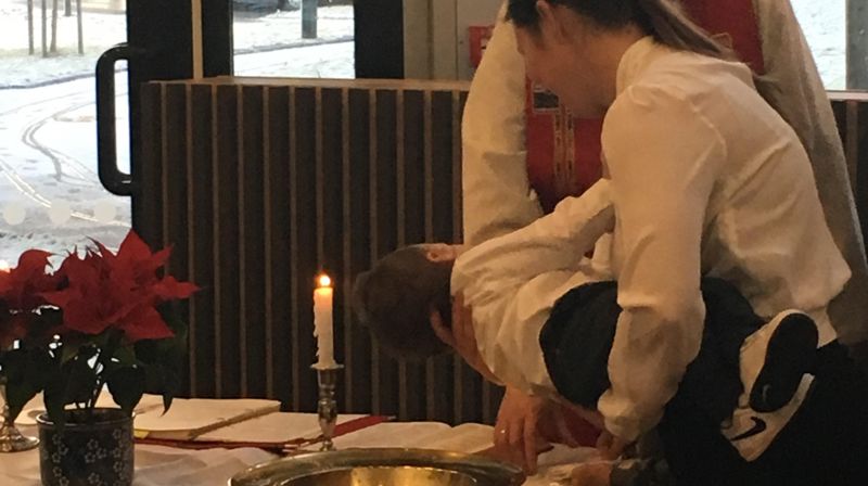 Barnedåp på Ladesletta HVS