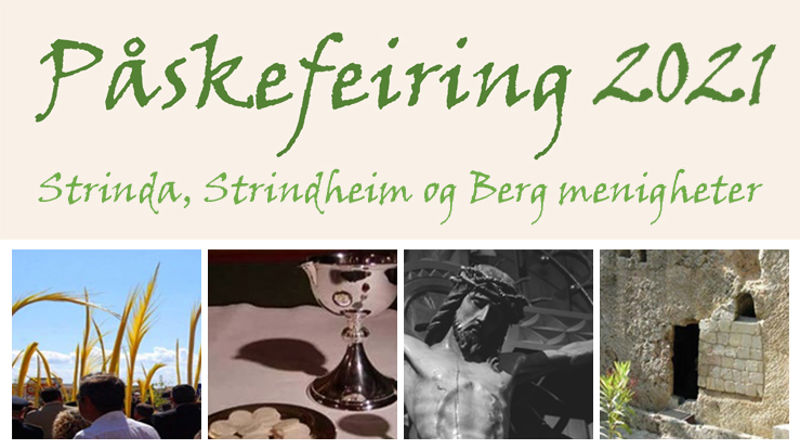 Her er påskens program i våre kirker!