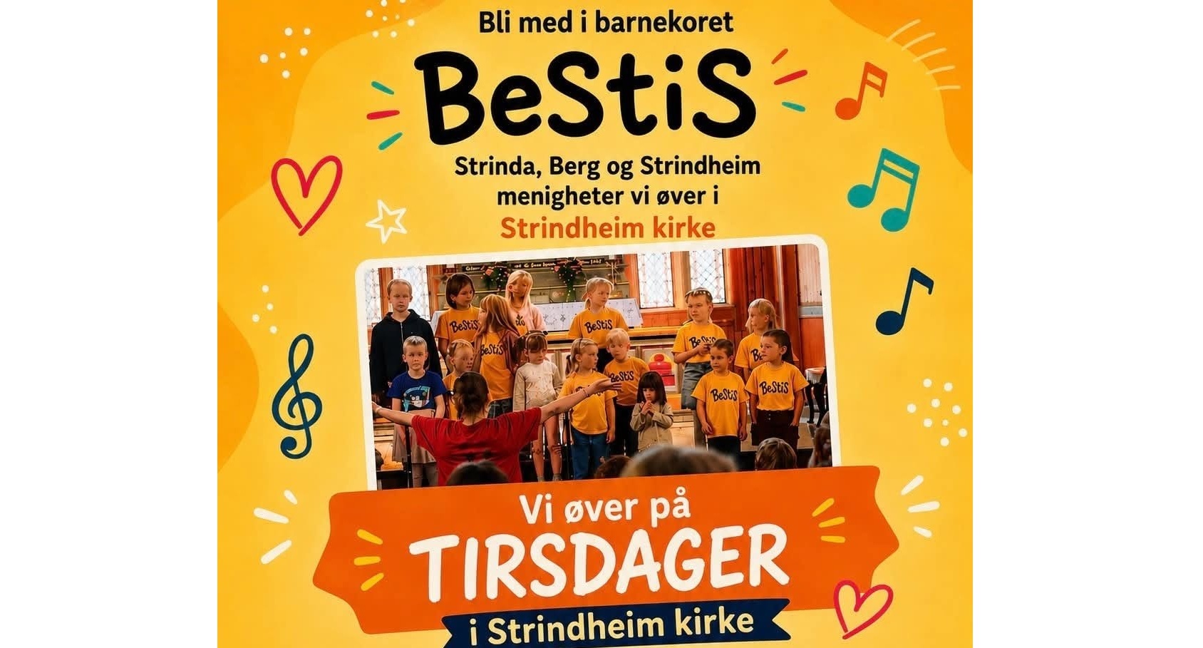 Bli med i barnekoret BeStiS!