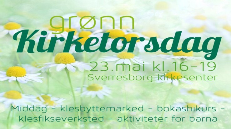 Grønn kirketorsdag 23. mai 2019