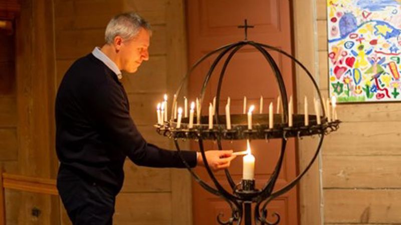 Lystenning i globen – foto Ole Henrik Kongsvik
