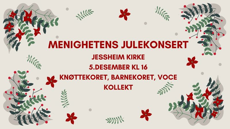 Menighetens julekonsert