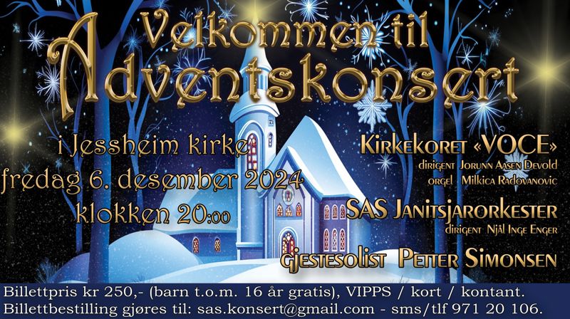 Adventskonsert med SAS Janitsjar og Voce