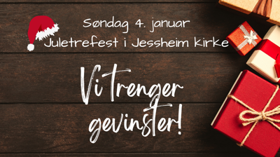 Vi trenger gevinster til juletrefesten!