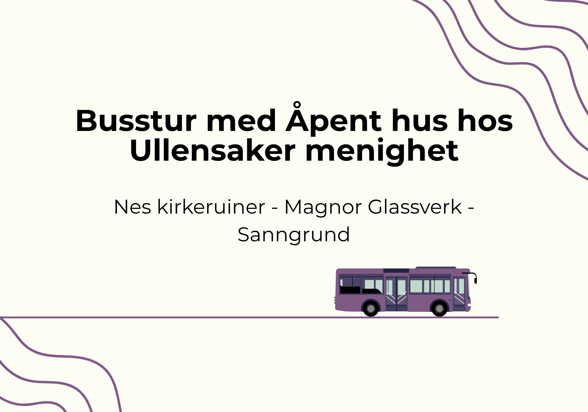 Busstur med åpent hus