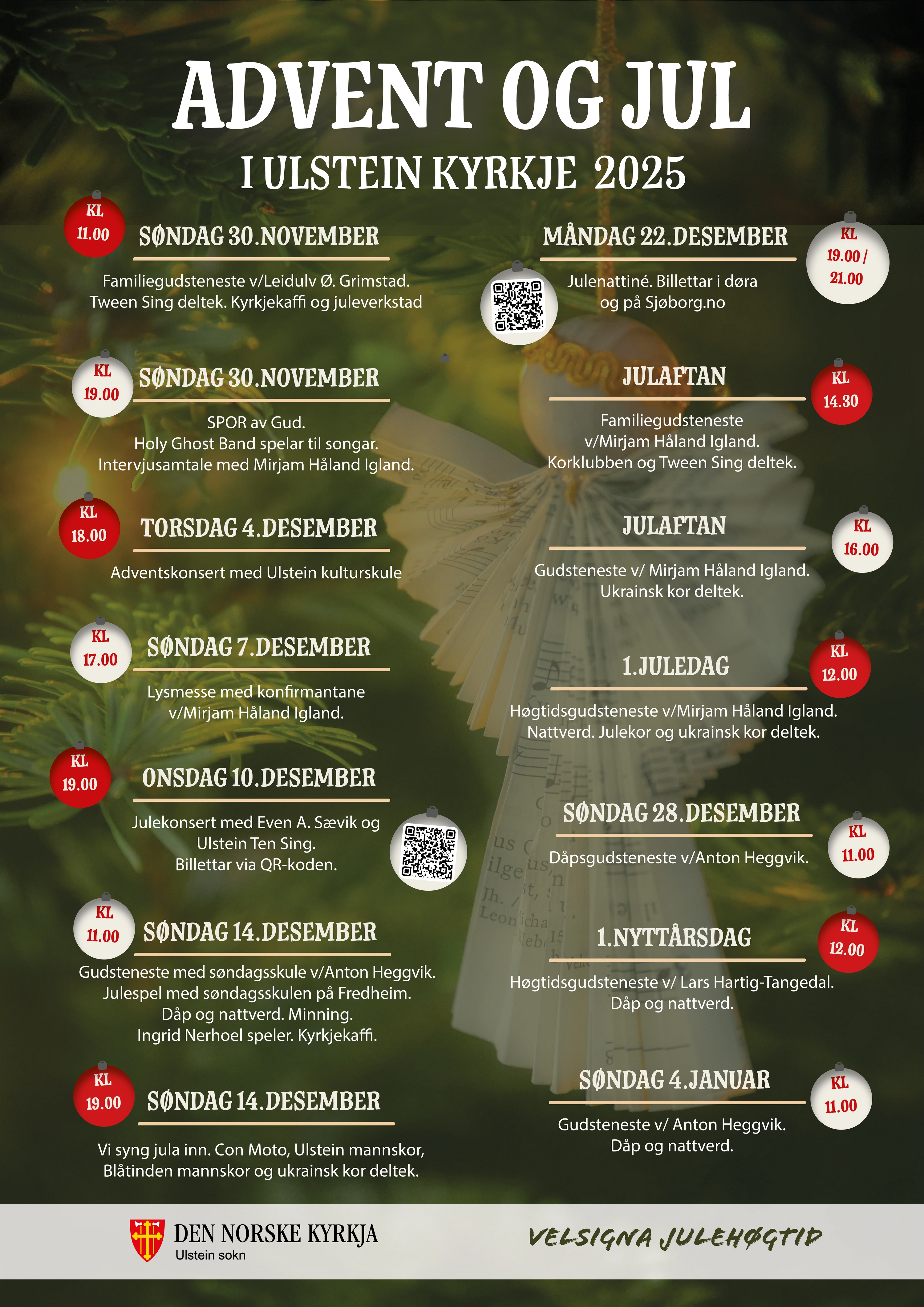 Advent og Jul i Ulstein kyrkje