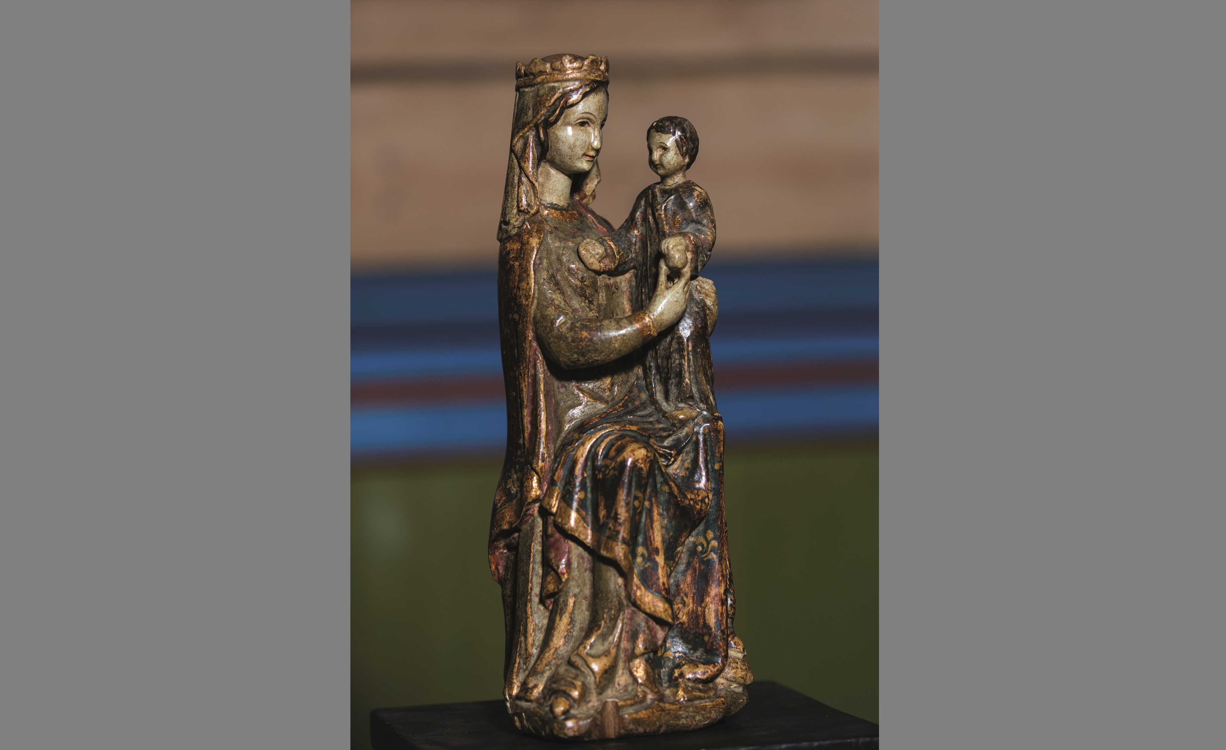 bilde av Mariafigur tilhøyrande Ulstein kyrkje. Bilde: Cecilie Hatløy