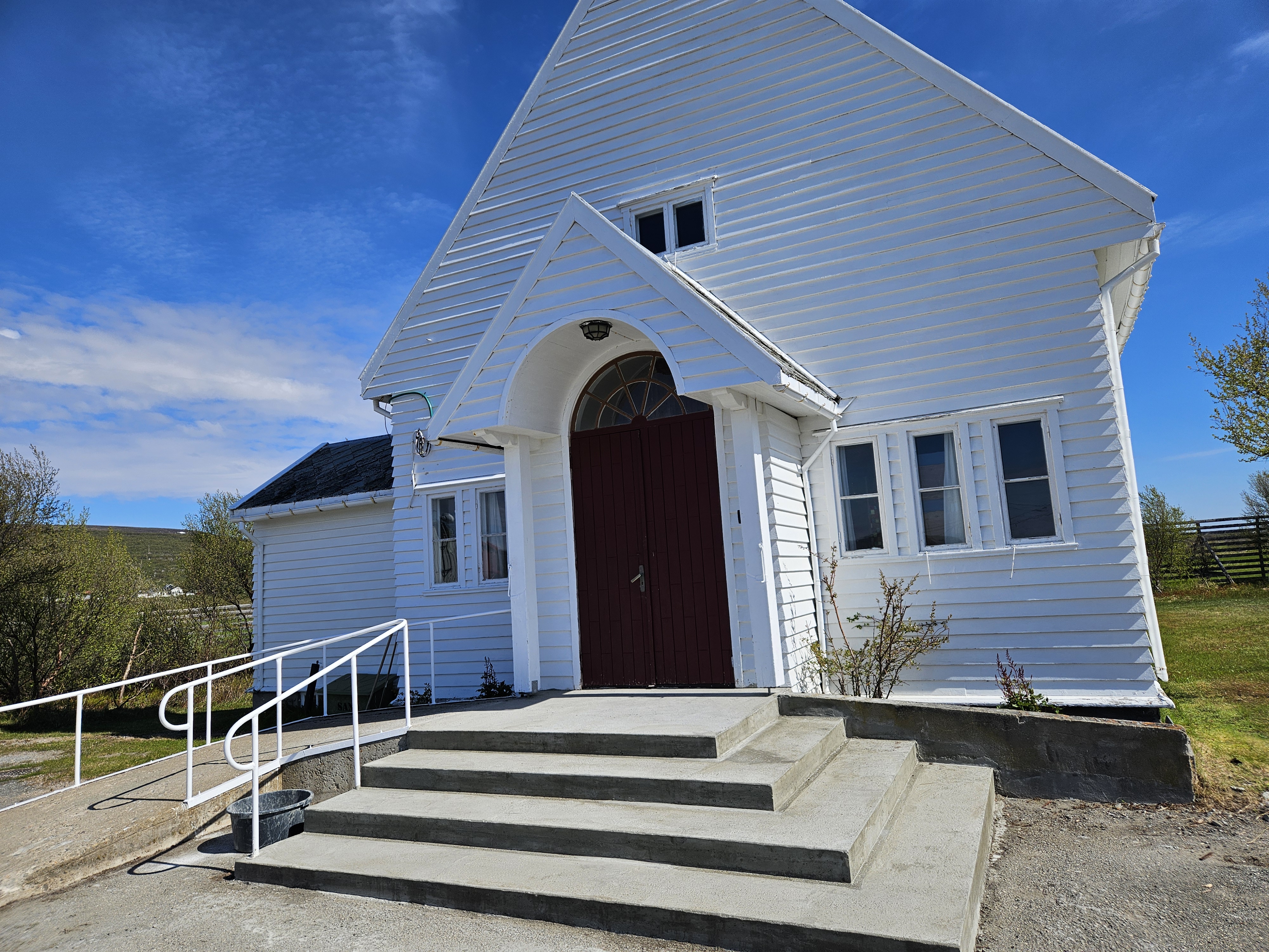 Ny kirketrapp - Vestre Jakobselv kirke