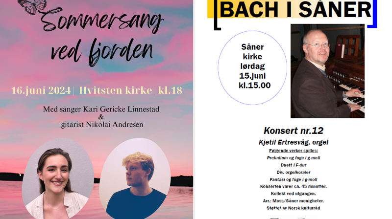 Konsertopplevelser til helgen!