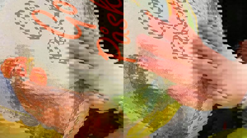 Påskebesøk av Slidre barnehage i Prestegarden