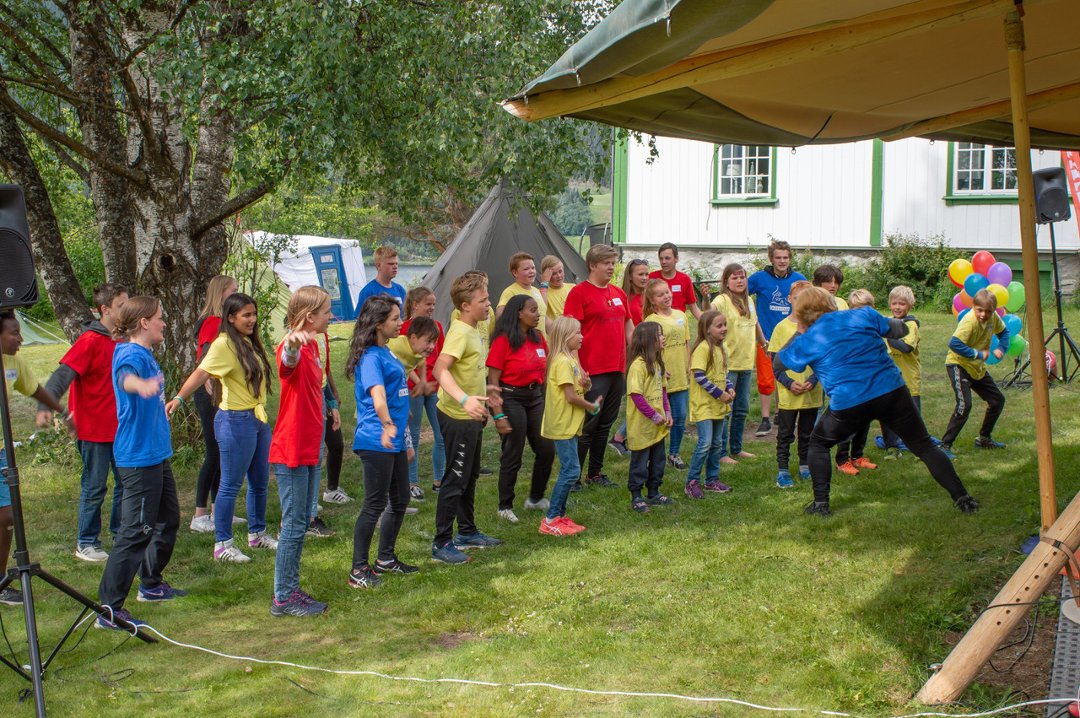 Lek og moro på Tween Camp i 2018. Foto: Ola Døhl