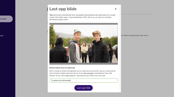 Bilder på arrangementer