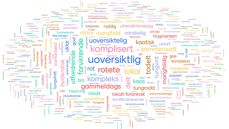 Gjennom ti innspillsmøter ble 2800 deltakere invitert til å lage ordsky med hvilke ord som beskriver Den norske kirkes organisering. 