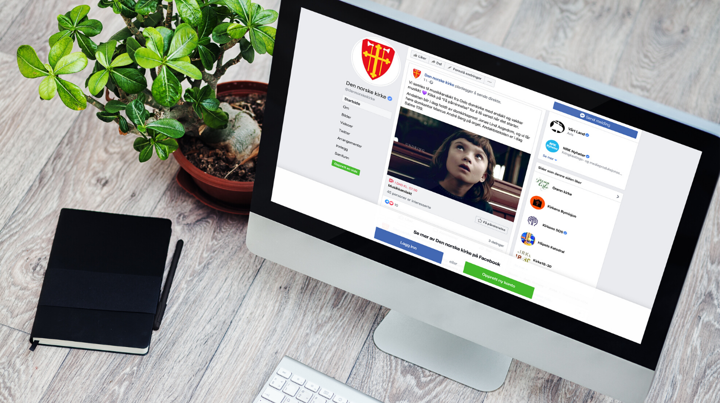 Her treffer du kirken nå og i påsken