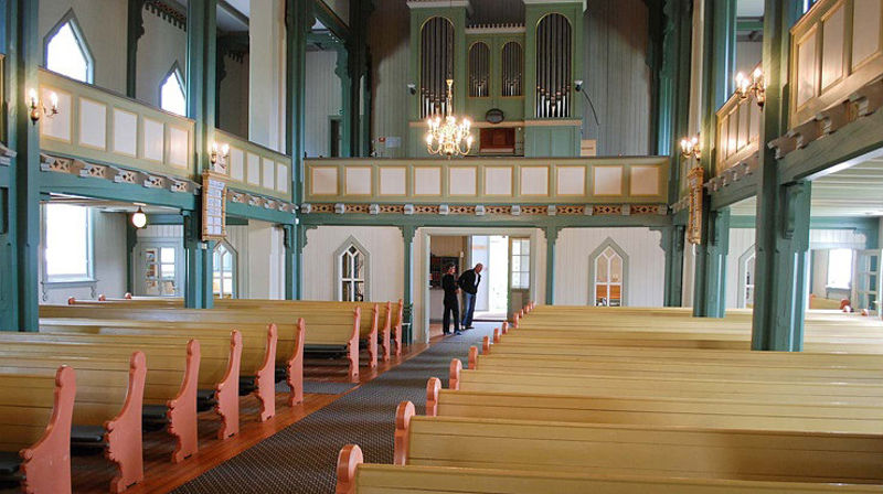 Tom Bjorbekk kirke. Foto: Geir Myre