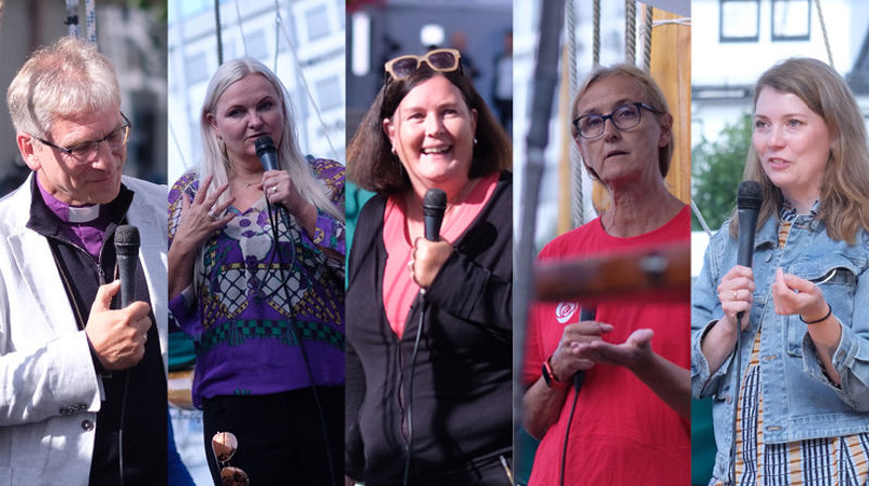 Kirkeledere og politikere diskuterte troens plass i samfunnet.