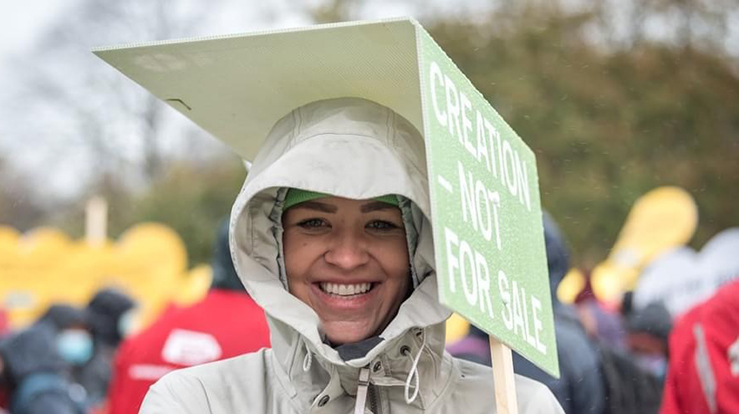 Nora Antonsen til stede i Glasgow. (Foto: LWF)