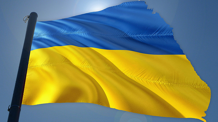 Ukrainas flagg. (Pixabay)