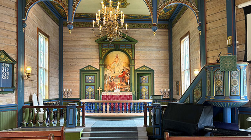 Ulstein kyrkje. (Foto: NRK)