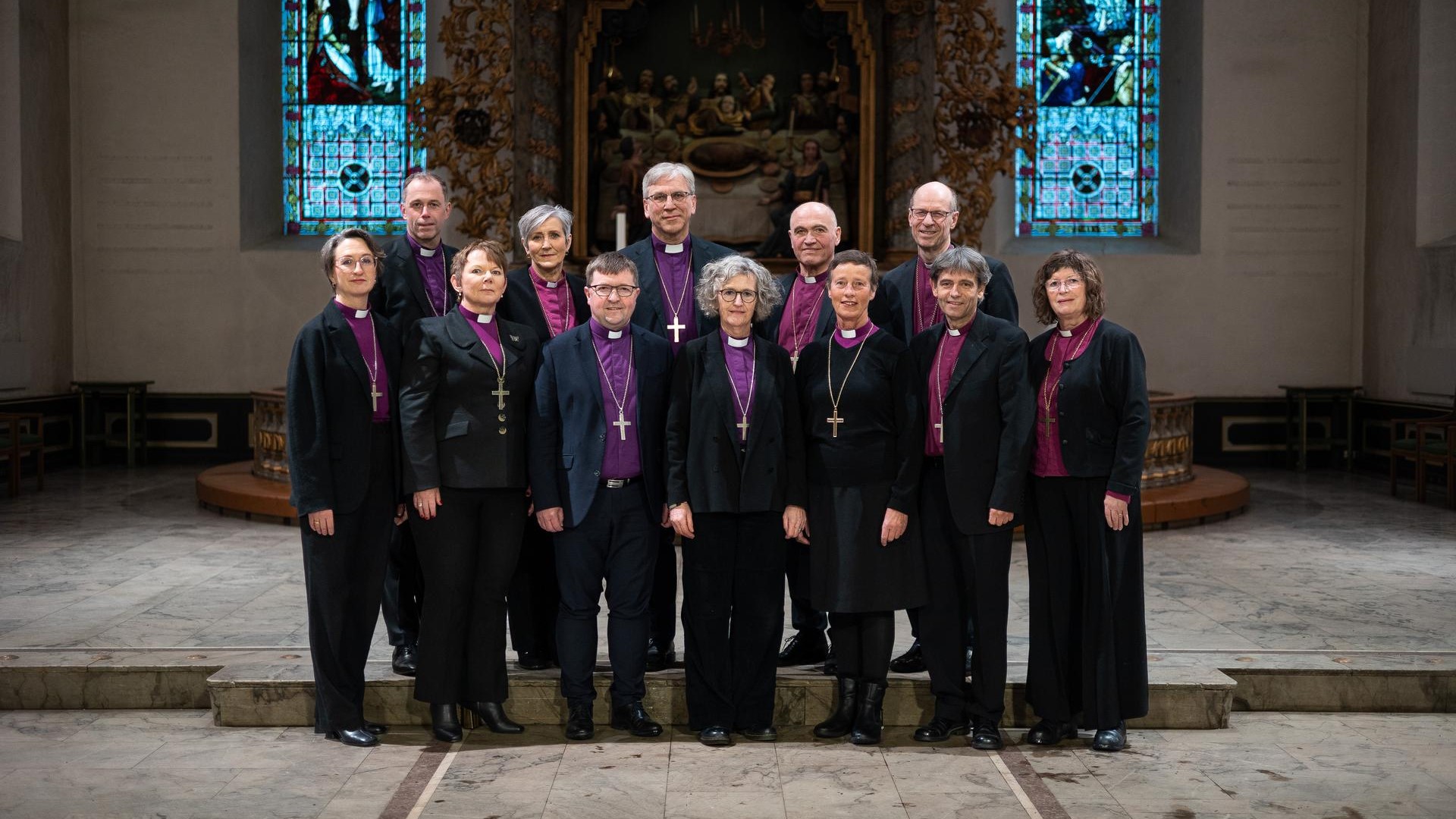 Biskopene i Den norske kirke. Foto: Den norske kirke.