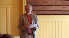 Harald Hegstad talte til Kirkerådet på rådets første møte i denne fireårsperioden. Foto: Den norske kirke.