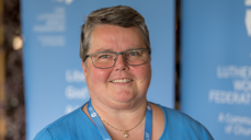 Mellomkirkelig råds leder, Kristine Sandmæl. Foto: Albin Hillert / LWF.