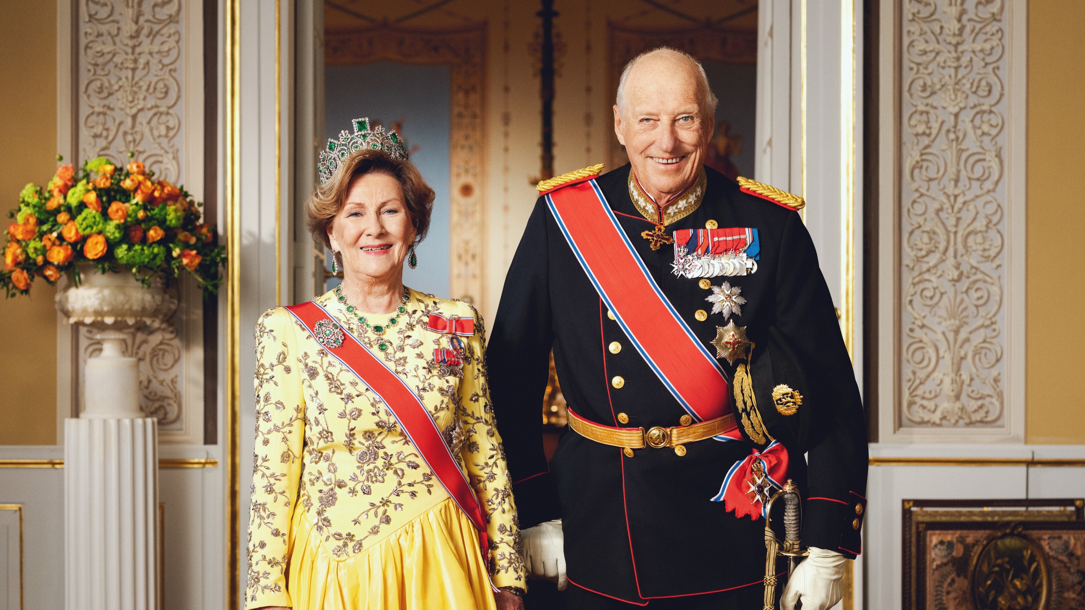 Dronning Sonja og Kong Harald har vore Noregs kongepar i 35 år. (Foto: Kimm Saatvedt, Det kongelege hoff). 