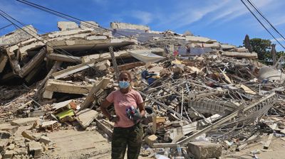 Det lutherske verdsforbundet er på plass i La Guaira i Venezuela med naudhjelpsarbeid. Foto: María Laura Caballero / LVF.