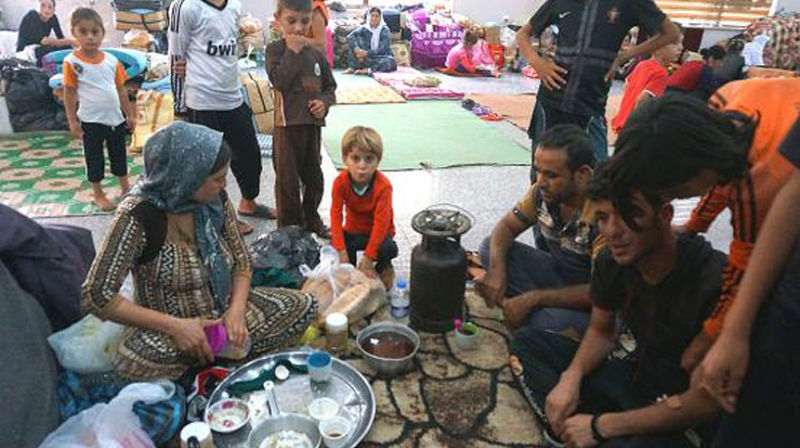 Interne flyktninger i det nordlige Irak. (Foto: ankawa.com)