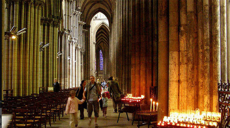 Frå katedralen i Rouen (Foto: Flickr Creative Commons/tracX)