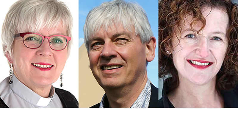 Ann-Helen Fjeldstad Jusnes, Rolf Steffensen og Kari Veiteberg oppnådde flest stemmer i den kirkelige avstemningsrunden.