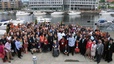 Deltakerne på møtet i KVs sentralkomite i Trondheim 22.-28. juni 2016. (Foto: http://www.oikoumene.org)