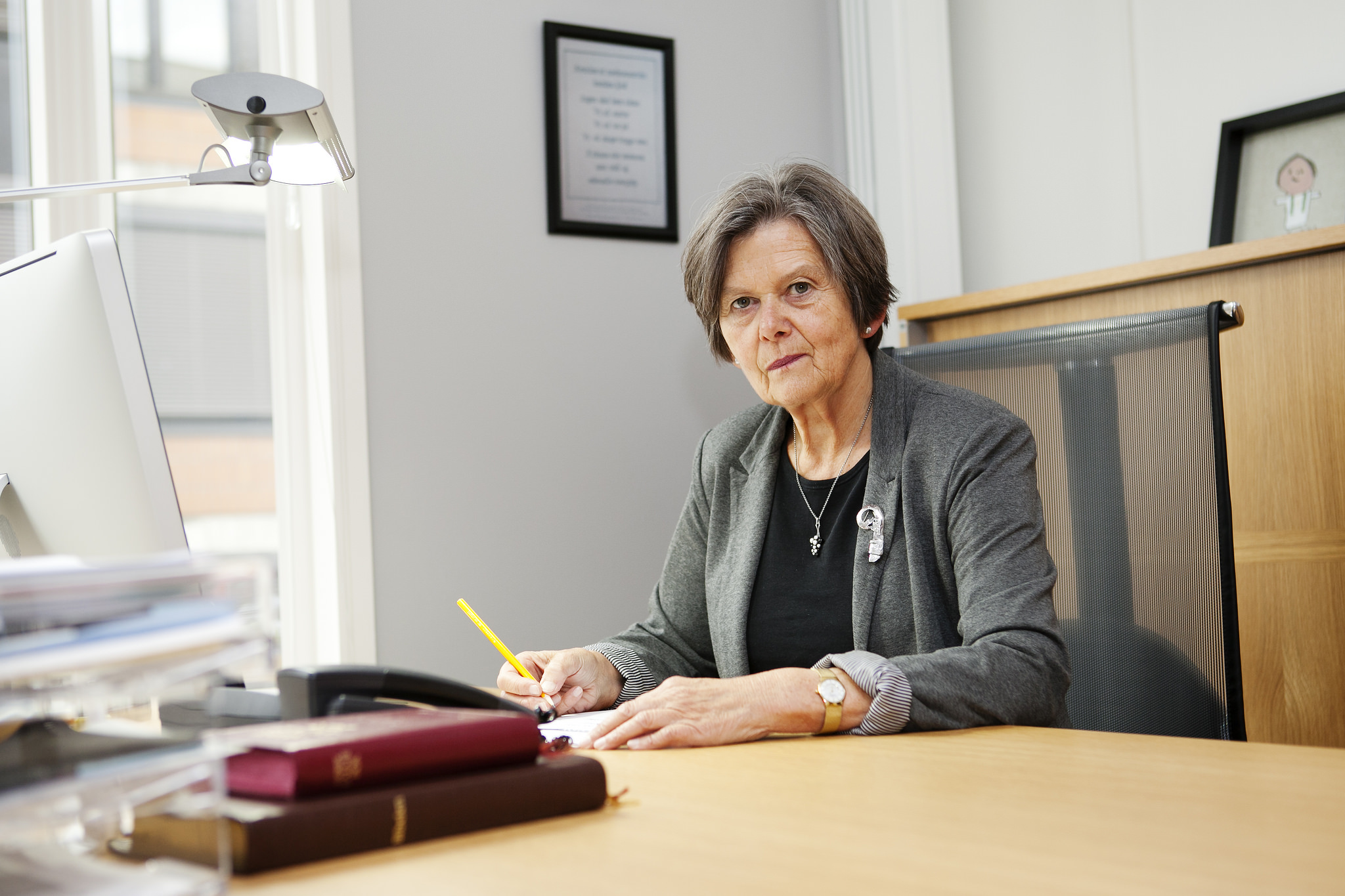 Preses Helga Haugland Byfuglien er tydelig på at menneskerettighetene ikke på fravikes. (Foto: Eric Johannessen)