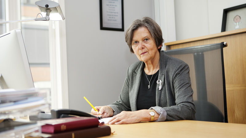 Preses Helga Haugland Byfuglien er tydelig på at menneskerettighetene ikke på fravikes. (Foto: Eric Johannessen)