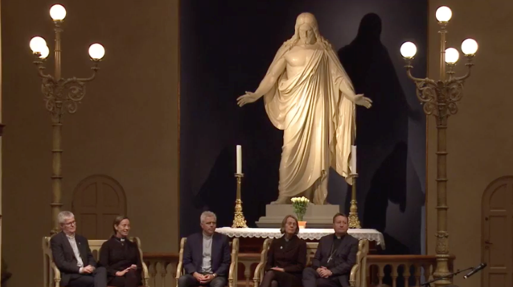 Presentasjonen av bispekandidatene ble holdt i St. Petri kirke i Stavanger fredag 9. november.