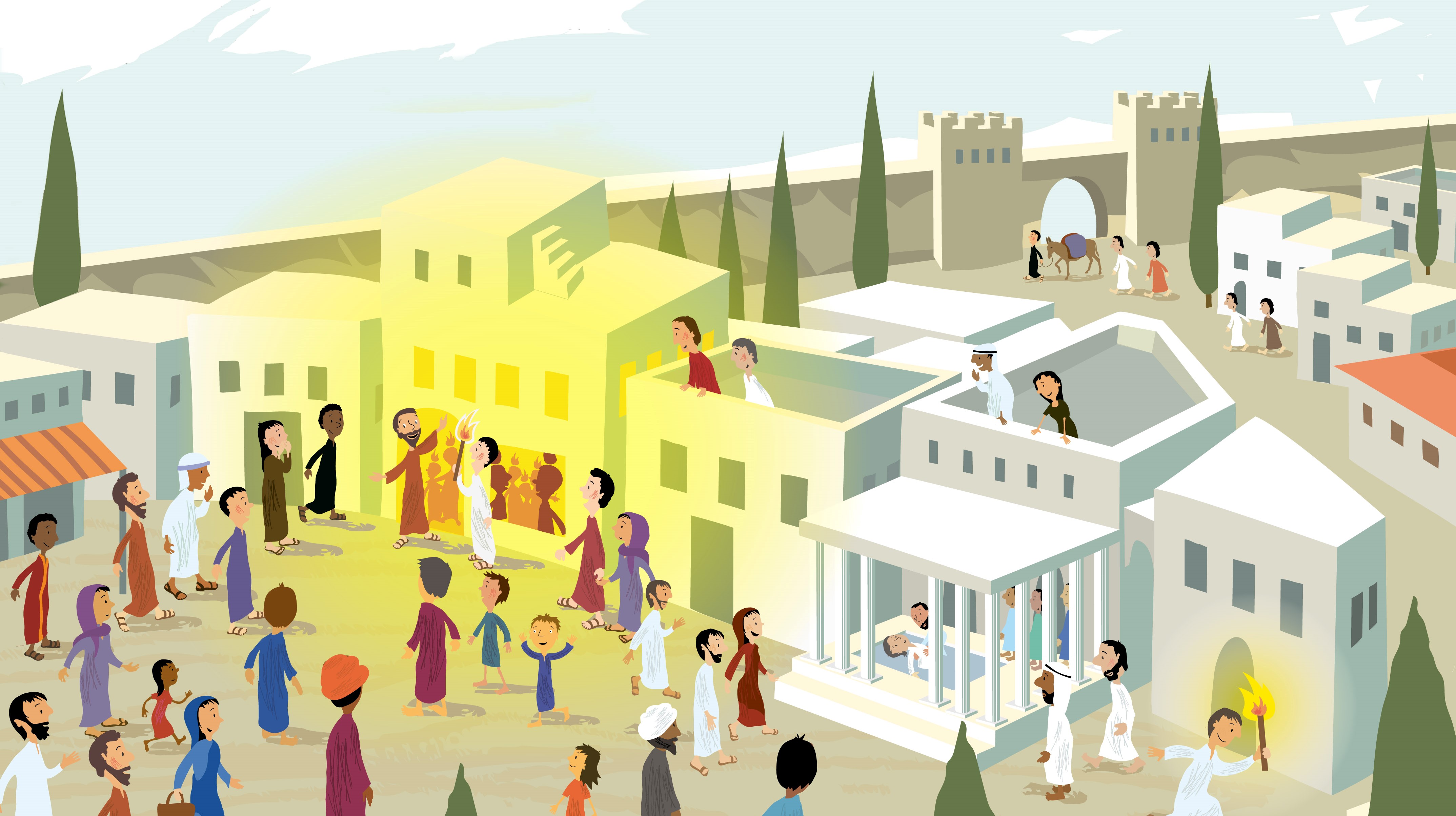 Hellodagat ruovttus mánáiguin / Pinsefering med familien