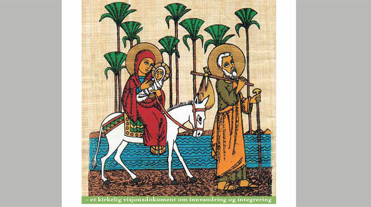 Omslaget til heftet "Dette vil vi", det felleskirkelige visjonsdokumentet om innvandring og integrering.