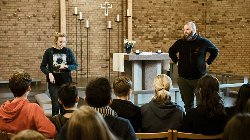 Det er nettopp i møte med dagens unge at morgendagens kollega kan finnes. (Foto: Jarle Hagen/Kirkerådet)