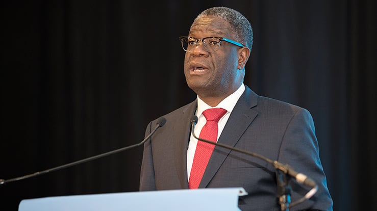 Dr. Denis Mukwege holdt hovedforedraget på generalforsamlingen i LVF.